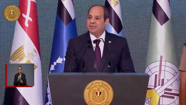 الرئيس السيسي:  شعب مصر أصيل  لا ينسى من ضحوا من أجله