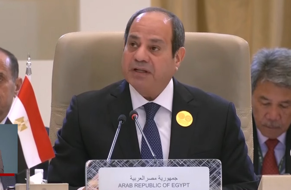 «سنبني مستقبل عنوانه الحرية والكرامة والاستقرار».. نص كلمة الرئيس السيسي بالقمة العربية