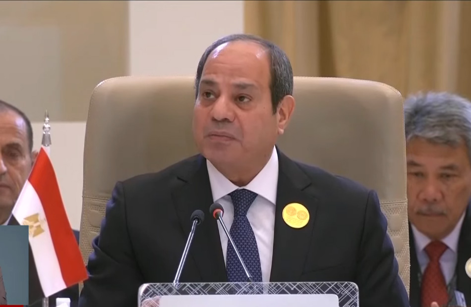 الرئيس السيسي: مستقبل المنطقة والعالم أصبح على المحك الرئيس السيسي: مستقبل المنطقة والعالم أصبح على المحك