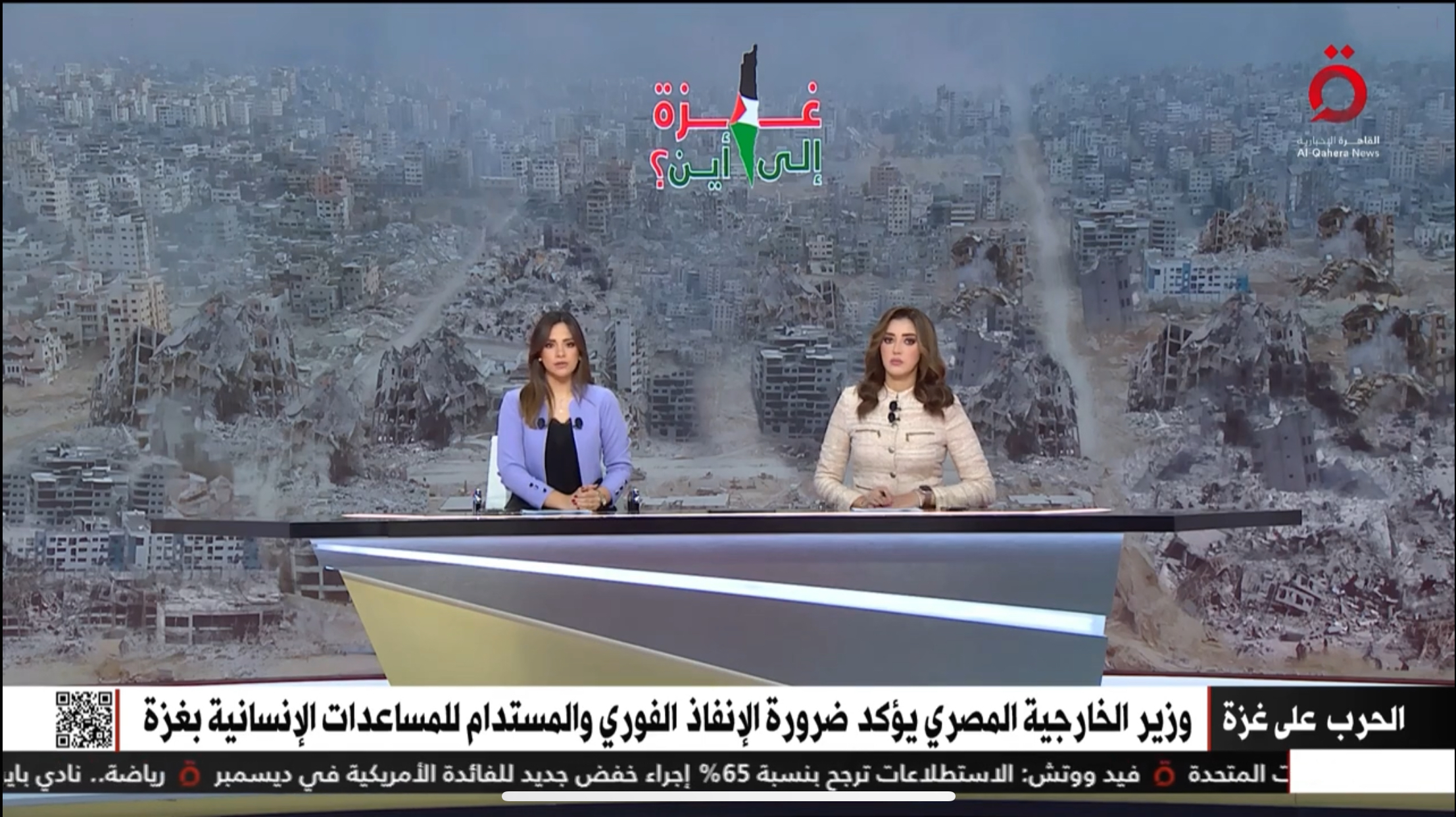 وزير الخارجية المصري يؤكد ضرورة الإنفاذ الفوري والمستدام للمساعدات الإنسانية بغزة