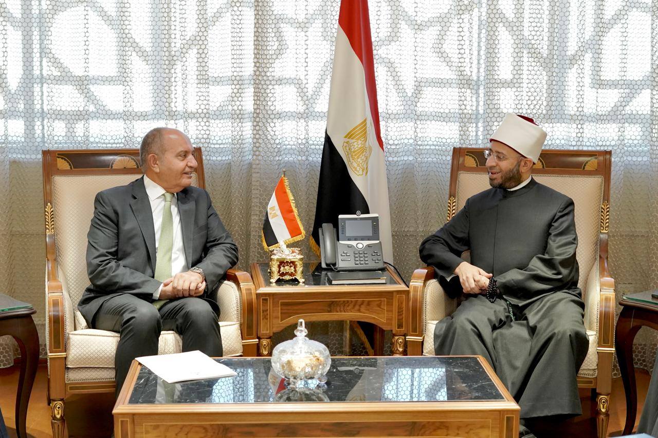 وزير الأوقاف يستقبل سفير المملكة الأردنية الهاشمية بالقاهرة لبحث تعزيز التعاون المشترك وزير الأوقاف يستقبل سفير المملكة الأردنية الهاشمية بالقاهرة لبحث تعزيز التعاون المشترك