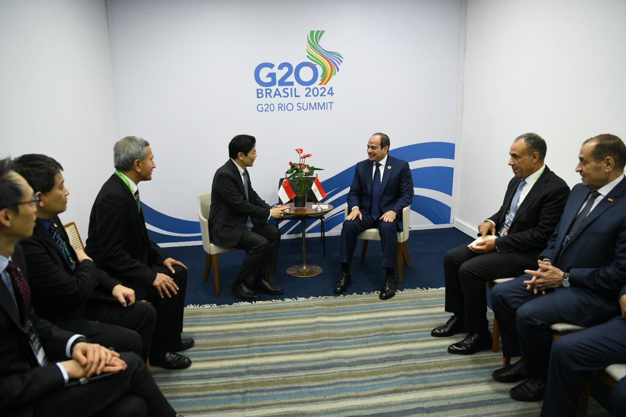 رئيس وزراء سنغافورة لـ الرئيس السيسي: نتطلع للارتقاء بمستوى التعاون الاقتصادي وزيادة استثماراتنا في مصر رئيس وزراء سنغافورة لـ الرئيس السيسي: نتطلع للارتقاء بمستوى التعاون الاقتصادي وزيادة استثماراتنا في مصر