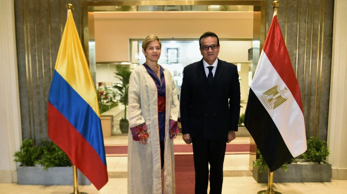 سيدة كولومبيا الأولى تثمن جهود مصر في دعم مصابي غزة وتؤكد التعاون الصحي سيدة كولومبيا الأولى تثمن جهود مصر في دعم مصابي غزة وتؤكد التعاون الصحي