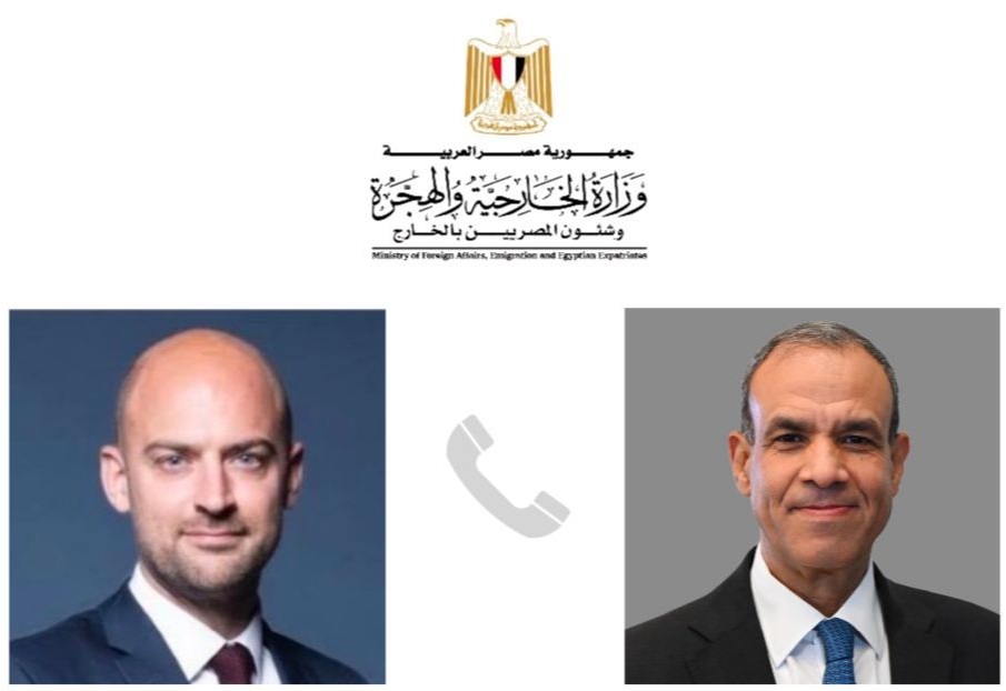 وزير الخارجية يبحث مع نظيره الفرنسى التطورات في قطاع غزة وزير الخارجية يبحث مع نظيره الفرنسى التطورات في قطاع غزة