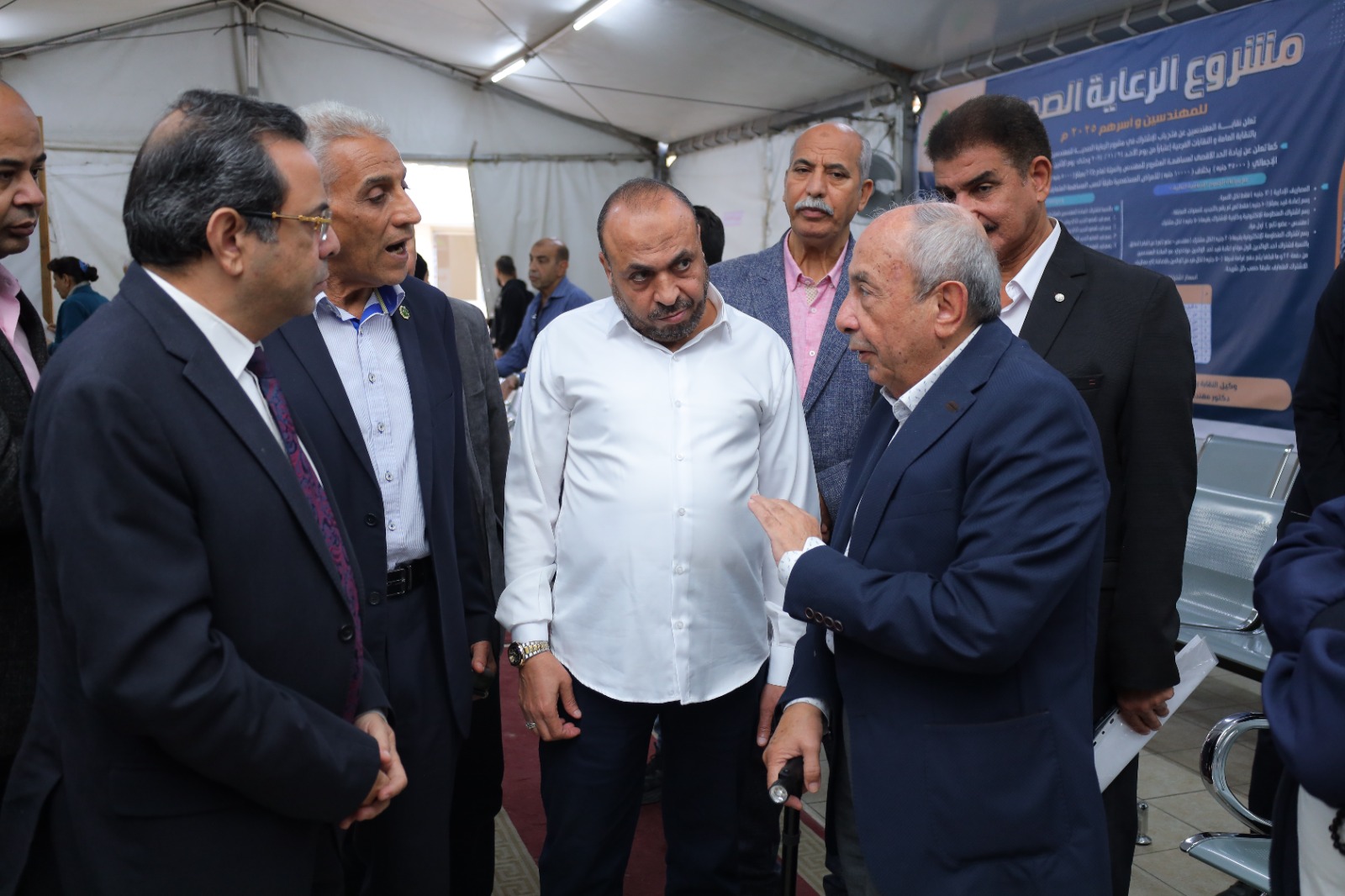 نقيب المهندسين يفتتح مشروع الرعاية الصحية للمهندسين وأسرهم لعام 2025 نقيب المهندسين يفتتح مشروع الرعاية الصحية للمهندسين وأسرهم لعام 2025