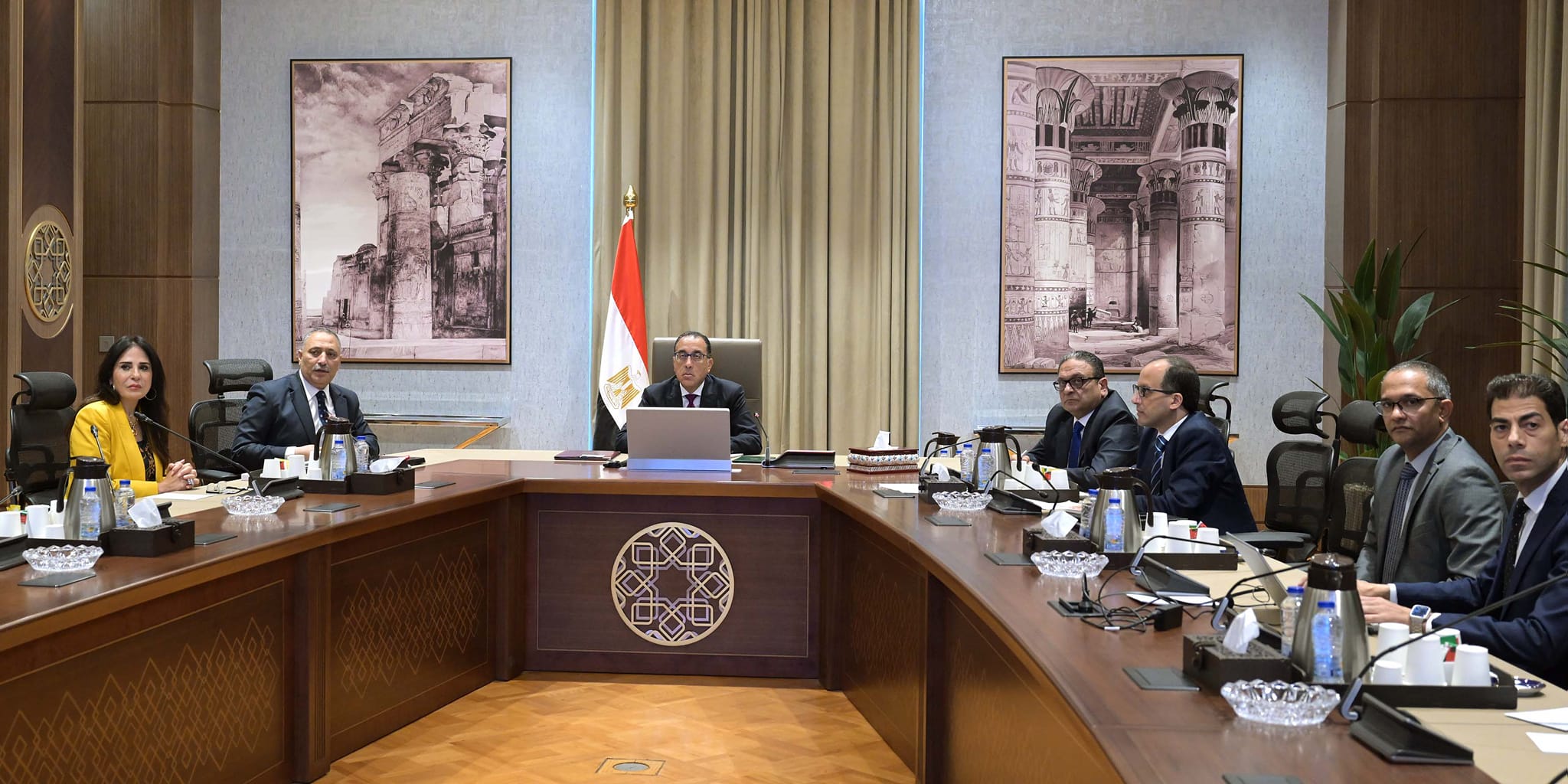 «مدبولي» يجتمع برئيس المركز الوطني لتخطيط استخدامات أراضي الدولة