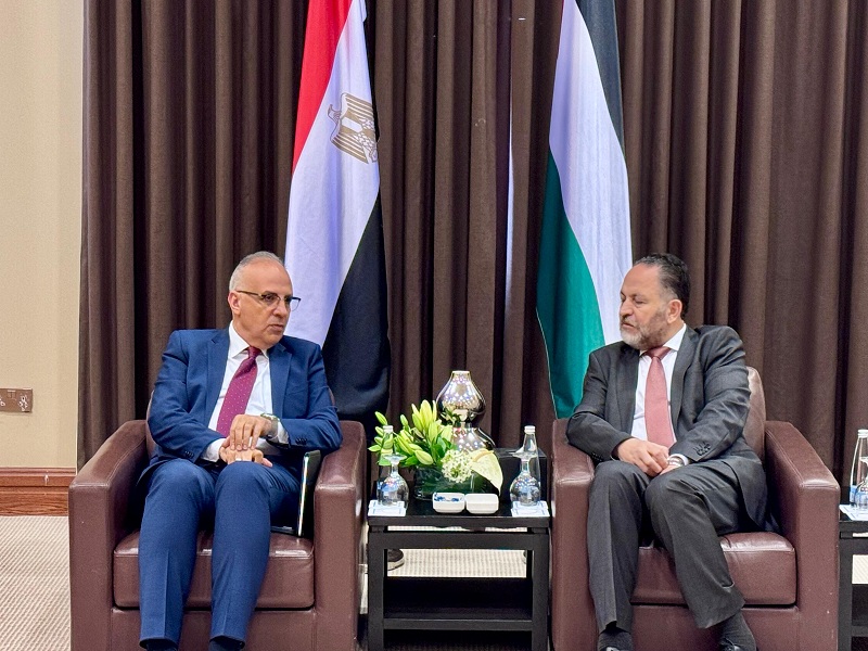 «وزير الري» يؤكد دعم مصر الكامل لقضايا المياه الفلسطينية