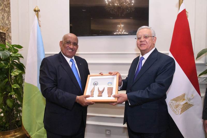 رئيس مجلس النواب يلتقي برئيس الجمعية الوطنية في جيبوتي