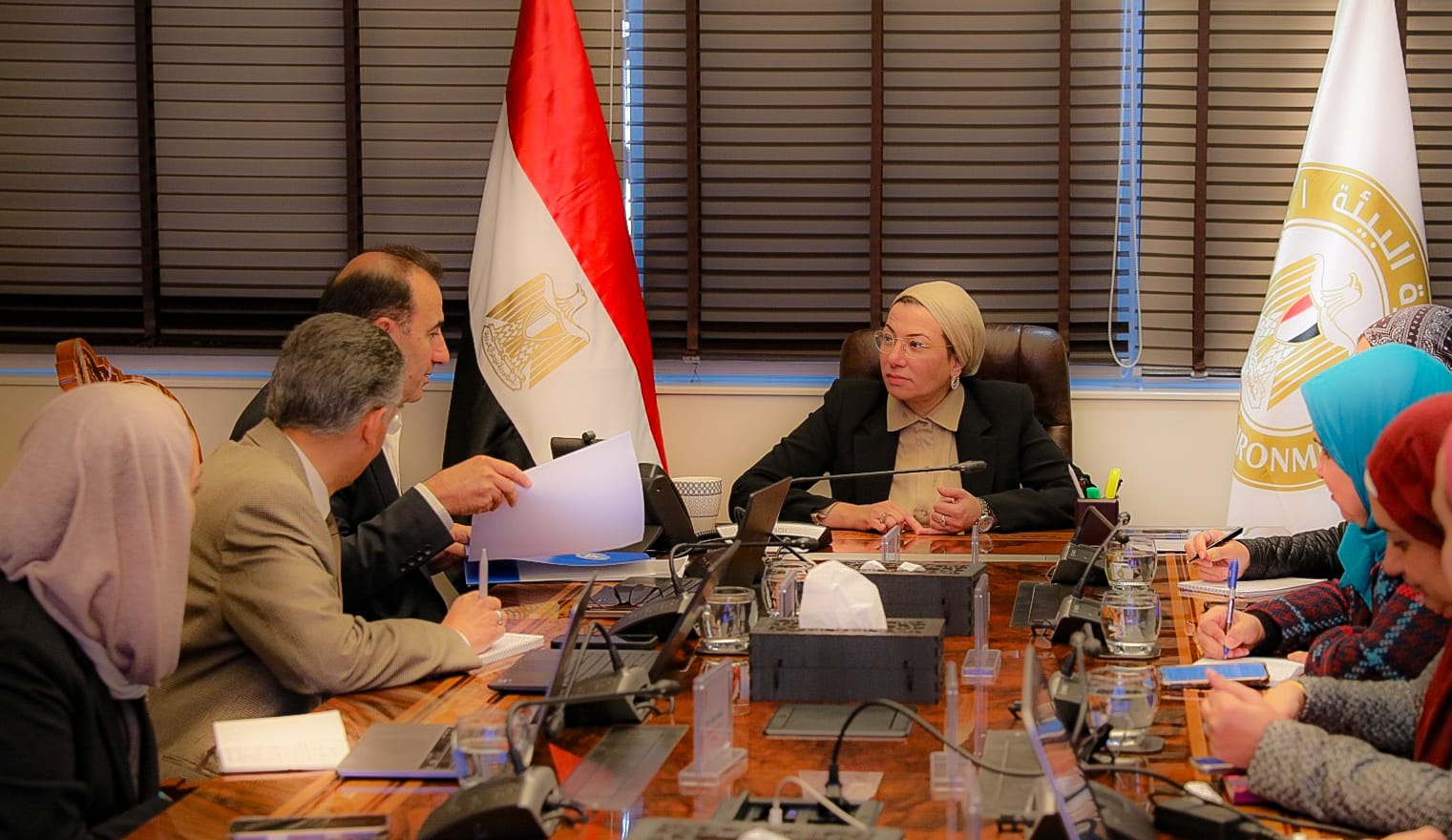 ياسمين فؤاد: مصر نموذجًا يُحتذى به في تنفيذ المشروعات الريادية في المجال البيئي