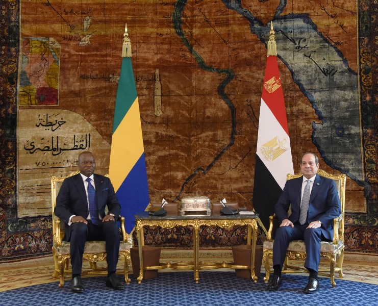 الرئيس السيسي: اتفقنا مع رئيس الجابون على تعزيز دعم القطاع الصحي الجابوني