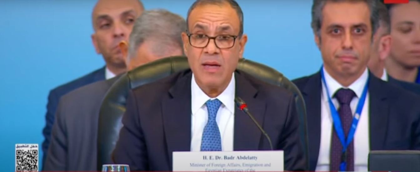 نص كلمة وزير الخارجية بافتتاح مؤتمر القاهرة لتعزيز الاستجابة الإنسانية بغزة