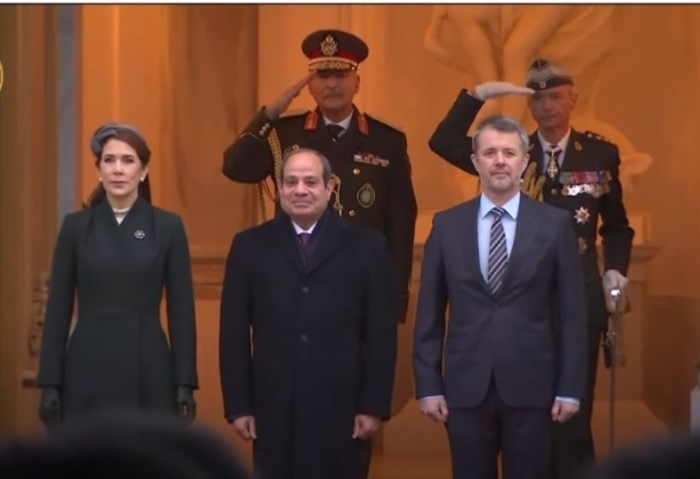 الرئيس السيسى يلتقى ملك الدنمارك