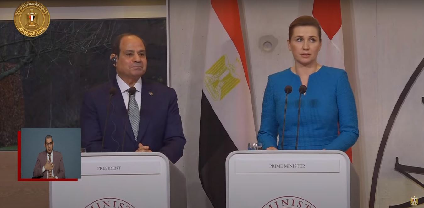 رئيسة وزراء الدنمارك: نتفق مع مصر في أن حل الدولتين هو الخيار الأمثل للشرق الأوسط
