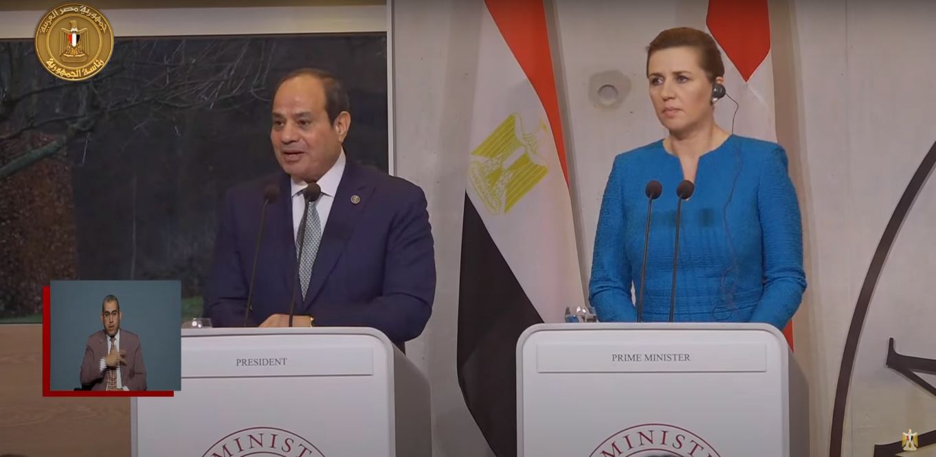 الرئيس السيسي يعرب عن سعادته بكونه أول رئيس مصري يزور كوبنهاجن