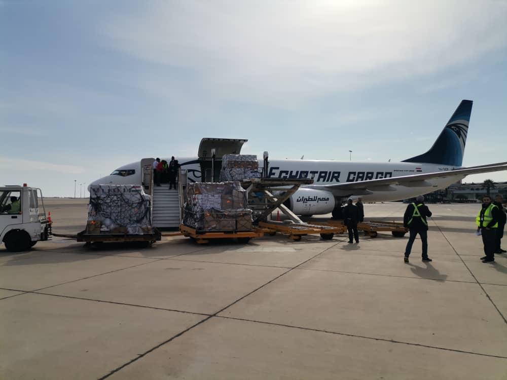 مُحمَّلة بـ«10» أطنان من الأدوية والأغذية.. وصول أول طائرة مساعدات مصرية إلى سوريا