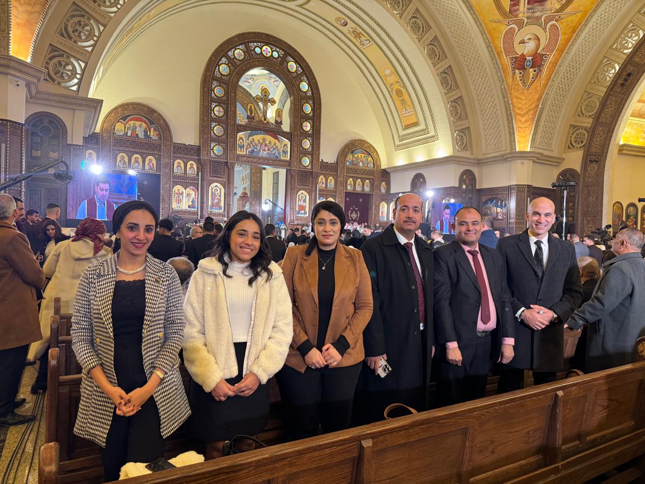 وفد حزب العدل يشارك في قداس عيد الميلاد بكاتدرائية ميلاد المسيح في العاصمة الإدارية وفد حزب العدل يشارك في قداس عيد الميلاد بكاتدرائية ميلاد المسيح في العاصمة الإدارية