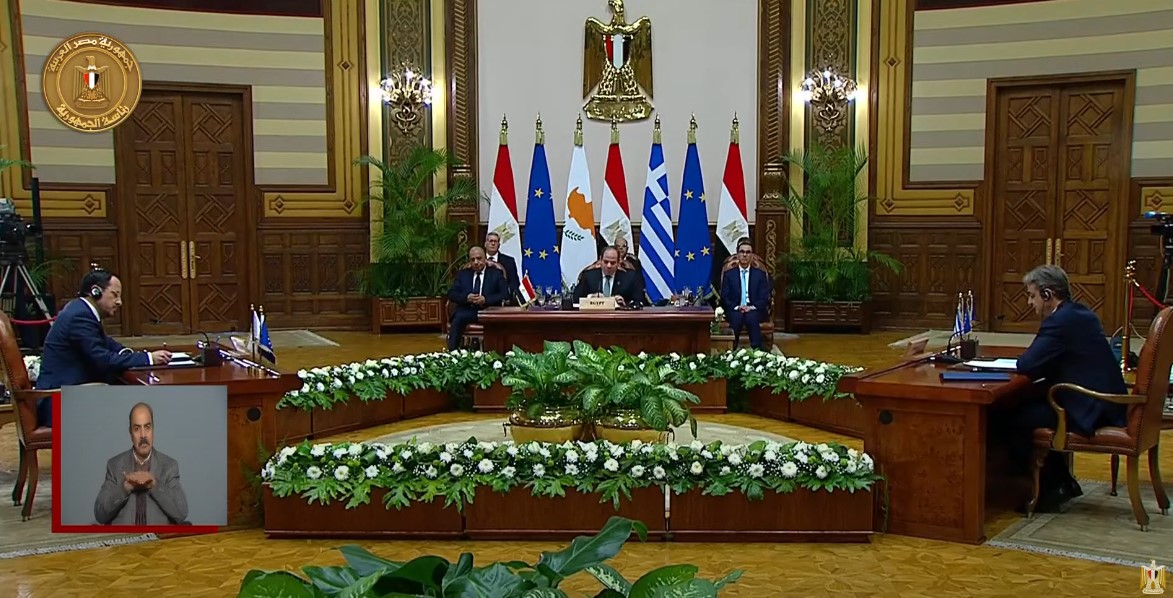 “السيسي” تعزيز الشراكة مع اليونان وقبرص خلال القمة الثلاثية.. تعاون اقتصادي وإقليمي شامل