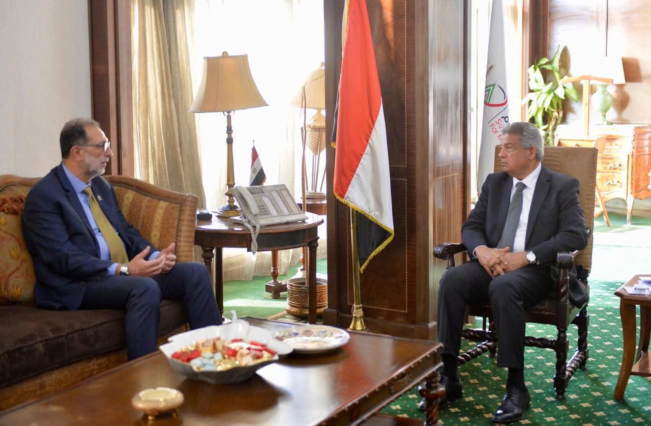 رئيسا الأعلى للإعلام وسلامة الغذاء يبحثان سبل التعاون المشترك وضع ضوابط وآليات لإعانات الأغذية رئيسا الأعلى للإعلام وسلامة الغذاء يبحثان سبل التعاون المشترك وضع ضوابط وآليات لإعانات الأغذية