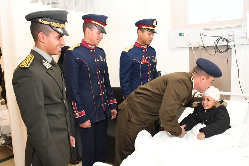 القوات المسلحة تنظم زيارة لعدد من طلبة الأكاديمية العسكرية لمستشفى «أهل مصر»