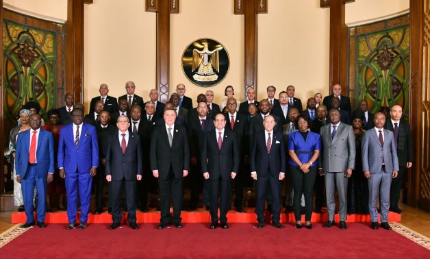 الرئيس السيسي يستقبل رؤساء المحاكم الدستورية والعليا الأفارقة