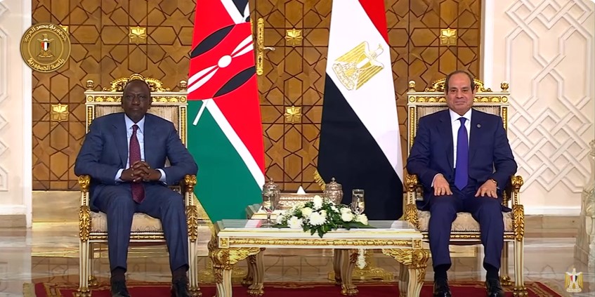 الرئيس السيسى ونظيره الكينى يشهدان التوقيع على مذكرات تفاهم