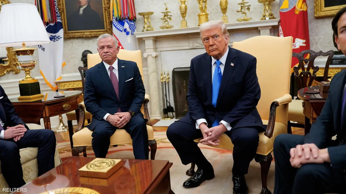 ملك الأردن: سنستقبل 2000 طفل فلسطيني مريض وننتظر خطة من مصر