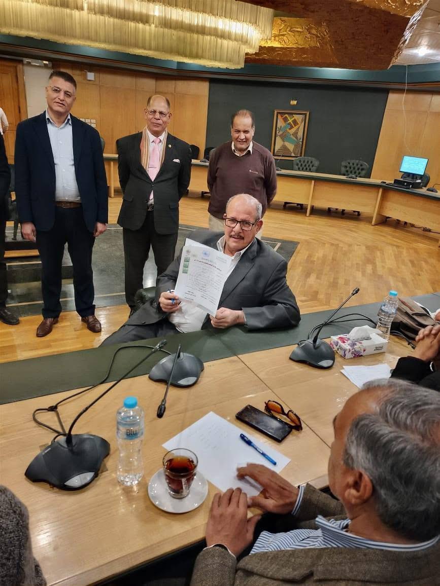 محمد خراجة يتقدم بأوراق ترشحه لعضوية مجلس الصحفيين