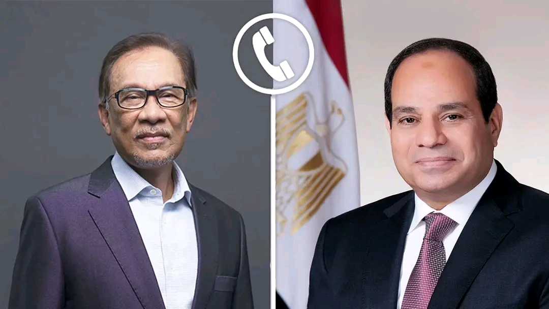 السيسي يبحث مع رئيس وزراء ماليزيا تعزيز التعاون ودعم القضية الفلسطينية