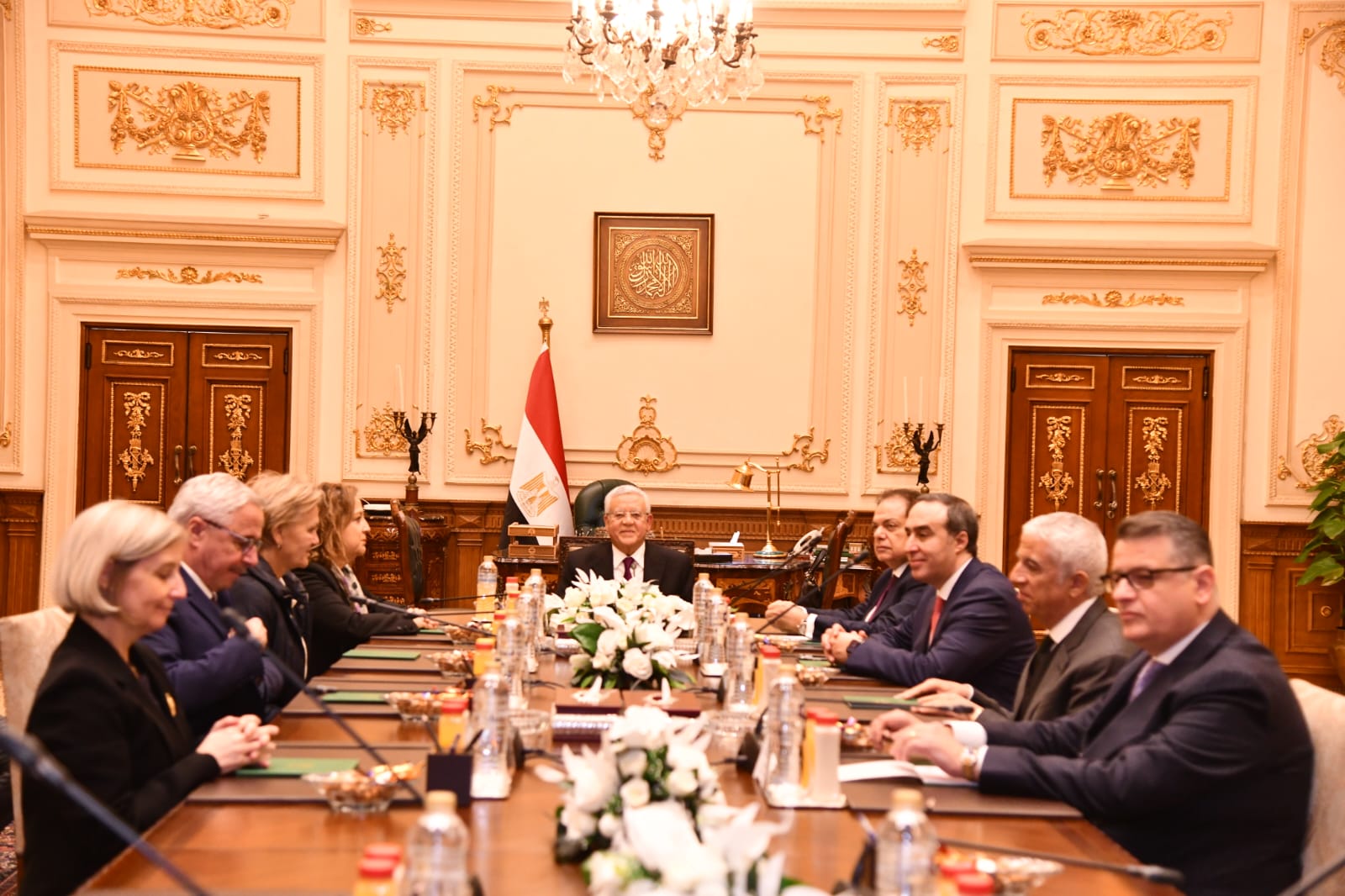 رئيس مجلس النواب يلتقي وفد مجموعة تحالف الاشتراكيين الديمقراطيين بالبرلمان الأوروبي