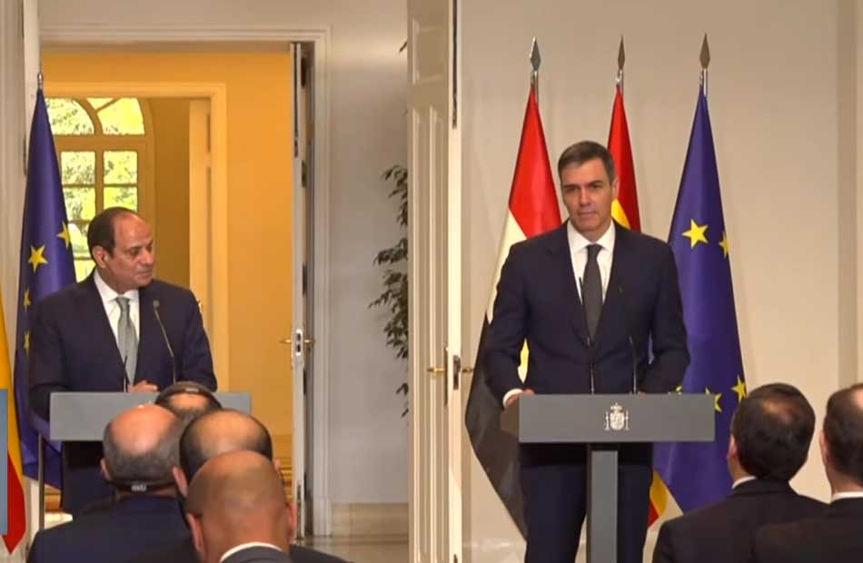 رئيس وزراء إسبانيا: مصر لديها إمكانات كبيرة لتعزيز الاستثمارات رئيس وزراء إسبانيا: مصر لديها إمكانات كبيرة لتعزيز الاستثمارات