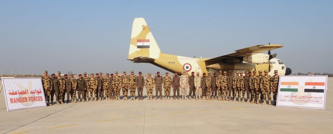 ختام فعاليات التدريب المصري الهندي المشترك “إعصار- 3” ختام فعاليات التدريب المصري الهندي المشترك “إعصار- 3”