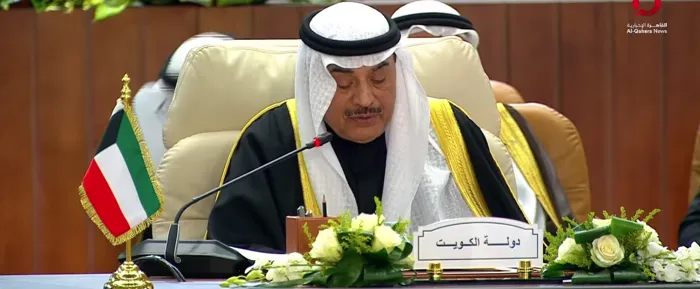 ولي عهد الكويت: لا مجال للعودة إلى الاكتفاء بالكلمات والمؤتمرات.. ودعم القضية واجب ديني