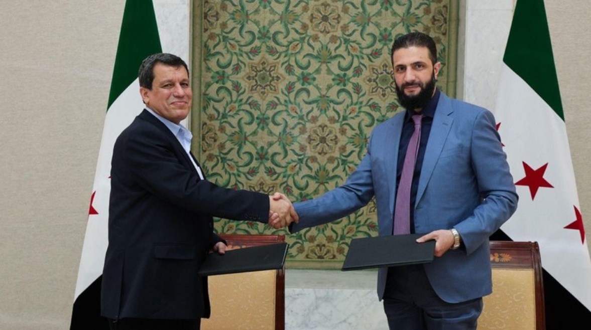 اتفاق شامل بين الحكومة السورية و”قسد”.. وقف إطلاق النار وتوحيد المؤسسات