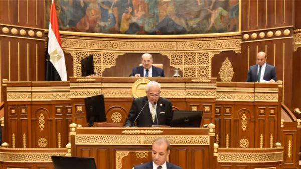 النائب مجدى سليم يستعرض أمام الشيوخ طلبه بشأن مواجهة مشكلتي التصحر ونقص الموارد المائية