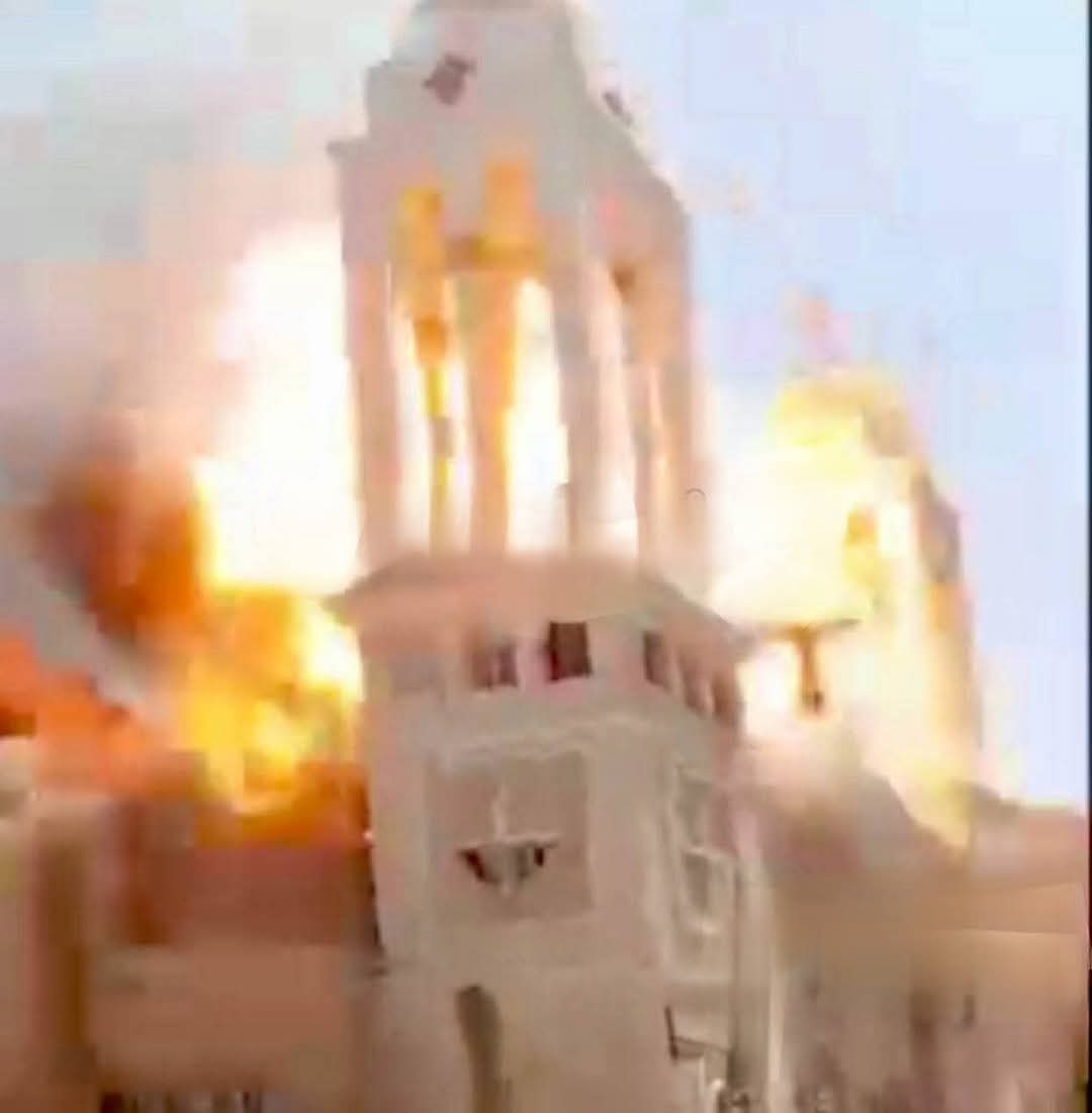 انفجار أسطوانة غاز داخل كنيسة العذراء بإسنا في الأقصر انفجار أسطوانة غاز داخل كنيسة العذراء بإسنا في الأقصر