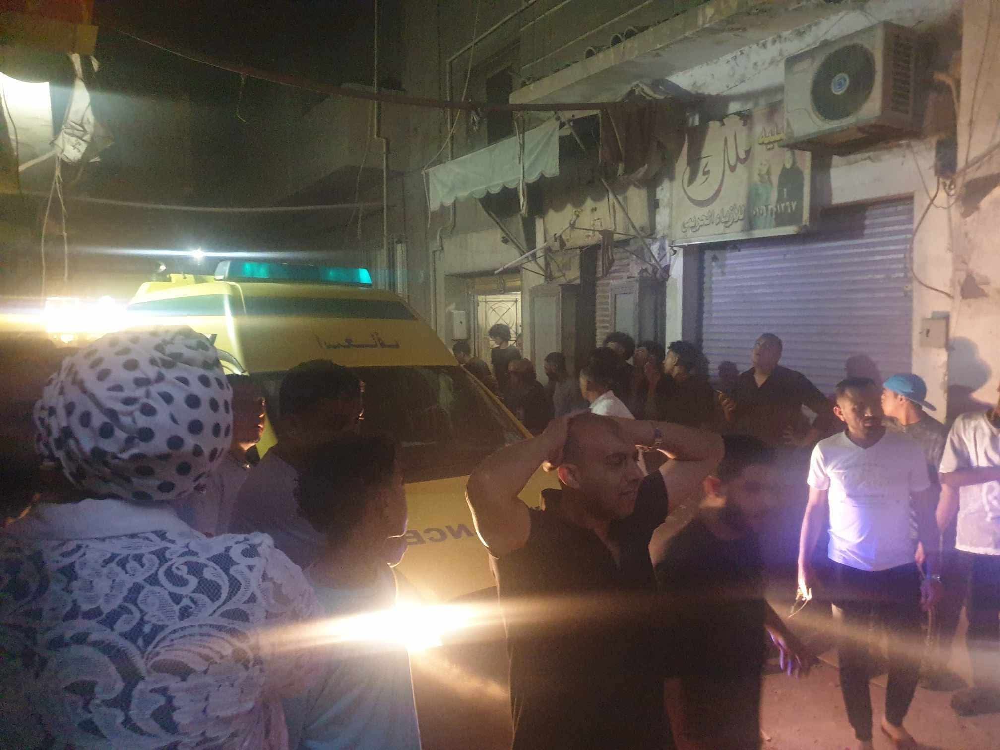 إنهيار منزل نور الشريف