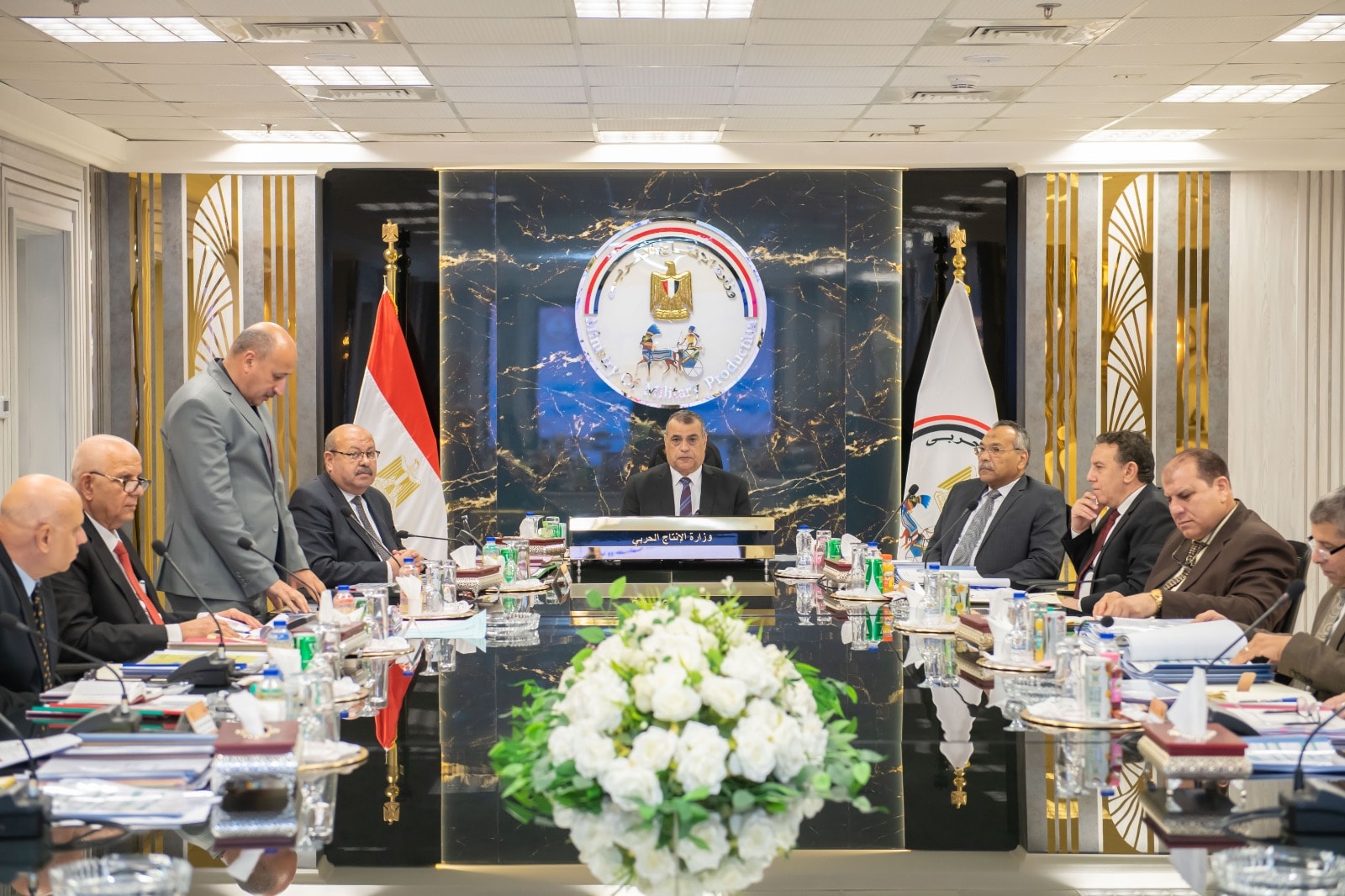 وزير الدولة للإنتاج الحربي يترأس اجتماعات لجنة تقييم واختيار القيادات العليا بالجهات التابعة للوزارة