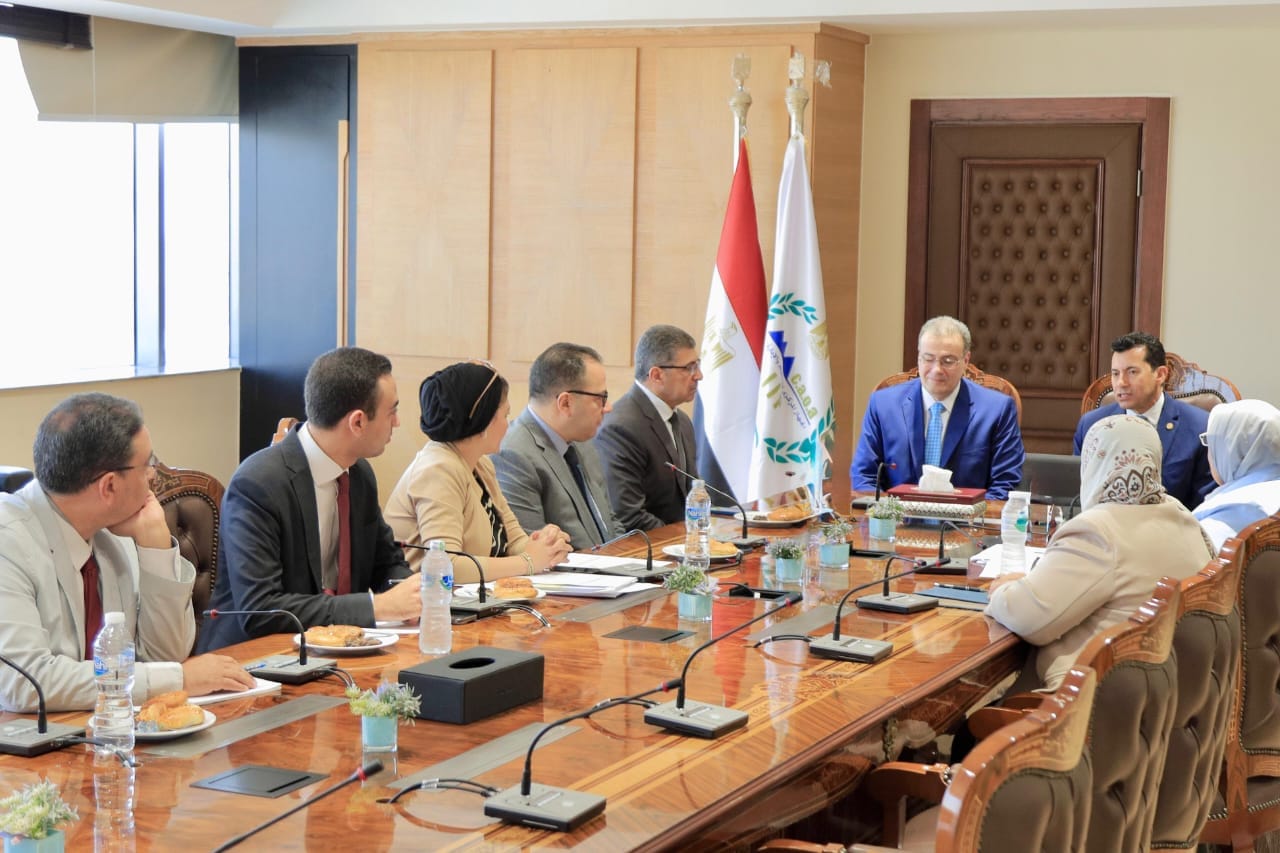 رئيس التنظيم والإدارة يستقبل وزير الشباب والرياضة لبحث تعزيز التعاون المشترك رئيس التنظيم والإدارة يستقبل وزير الشباب والرياضة لبحث تعزيز التعاون المشترك