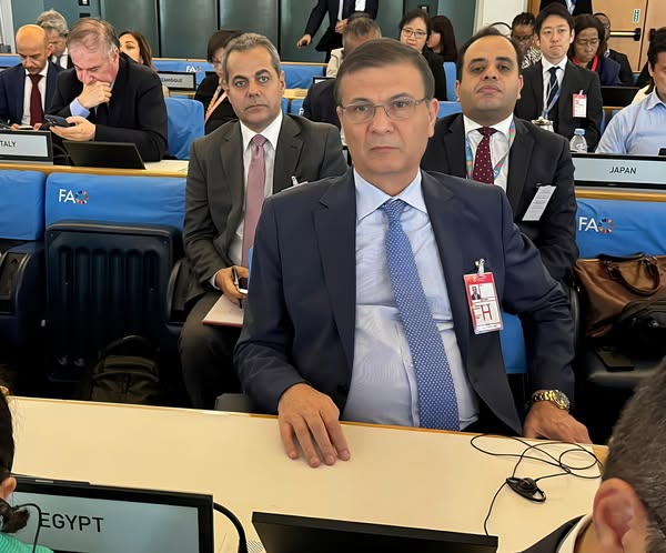 وزير الزراعة يشارك في فعاليات الدورة الرابعة والأربعين لمؤتمر الفاو في روما