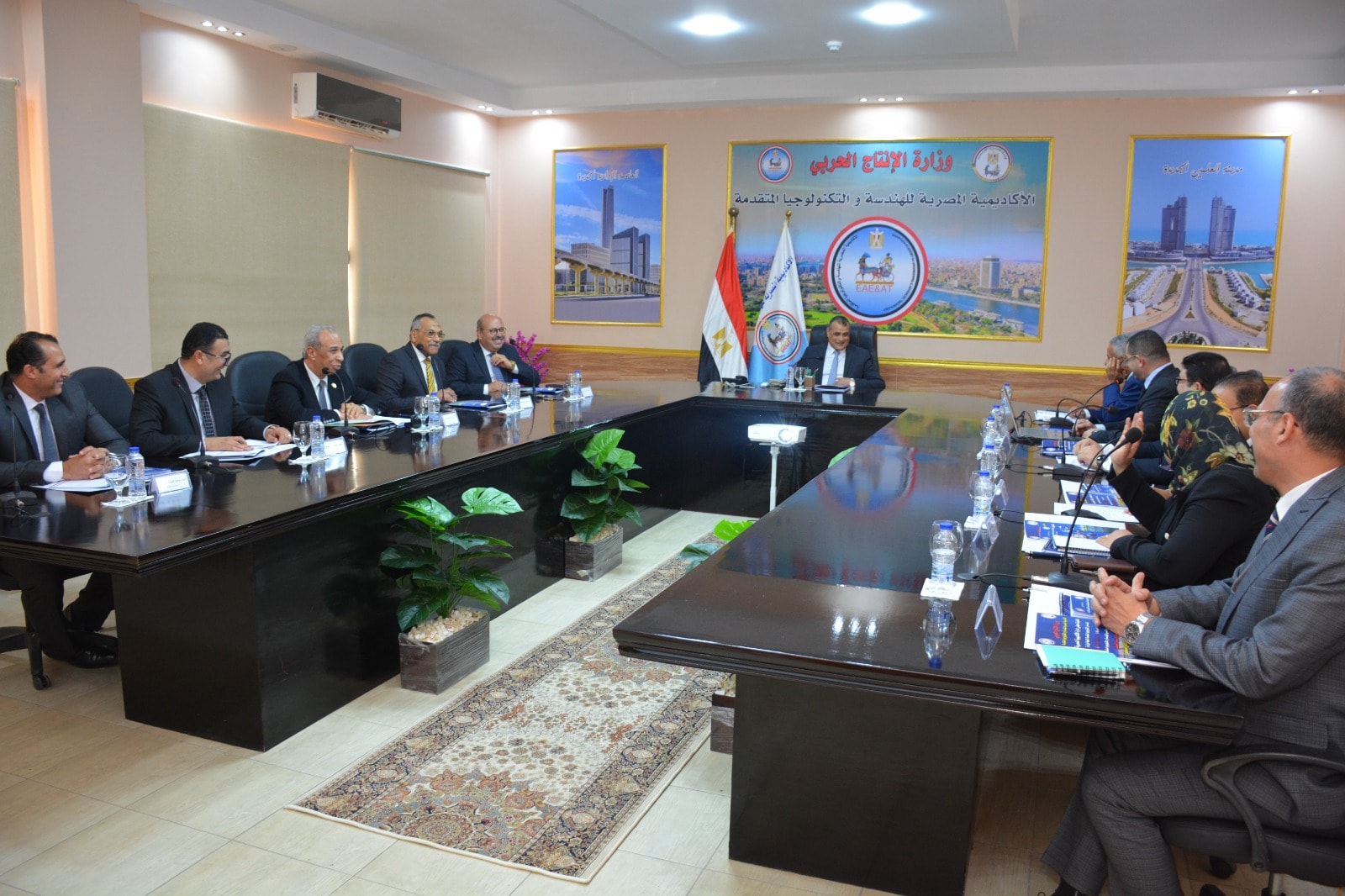 وزير الدولة للإنتاج الحربي يترأس مجلس إدارة الأكاديمية المصرية للهندسة والتكنولوجيا المتقدمة