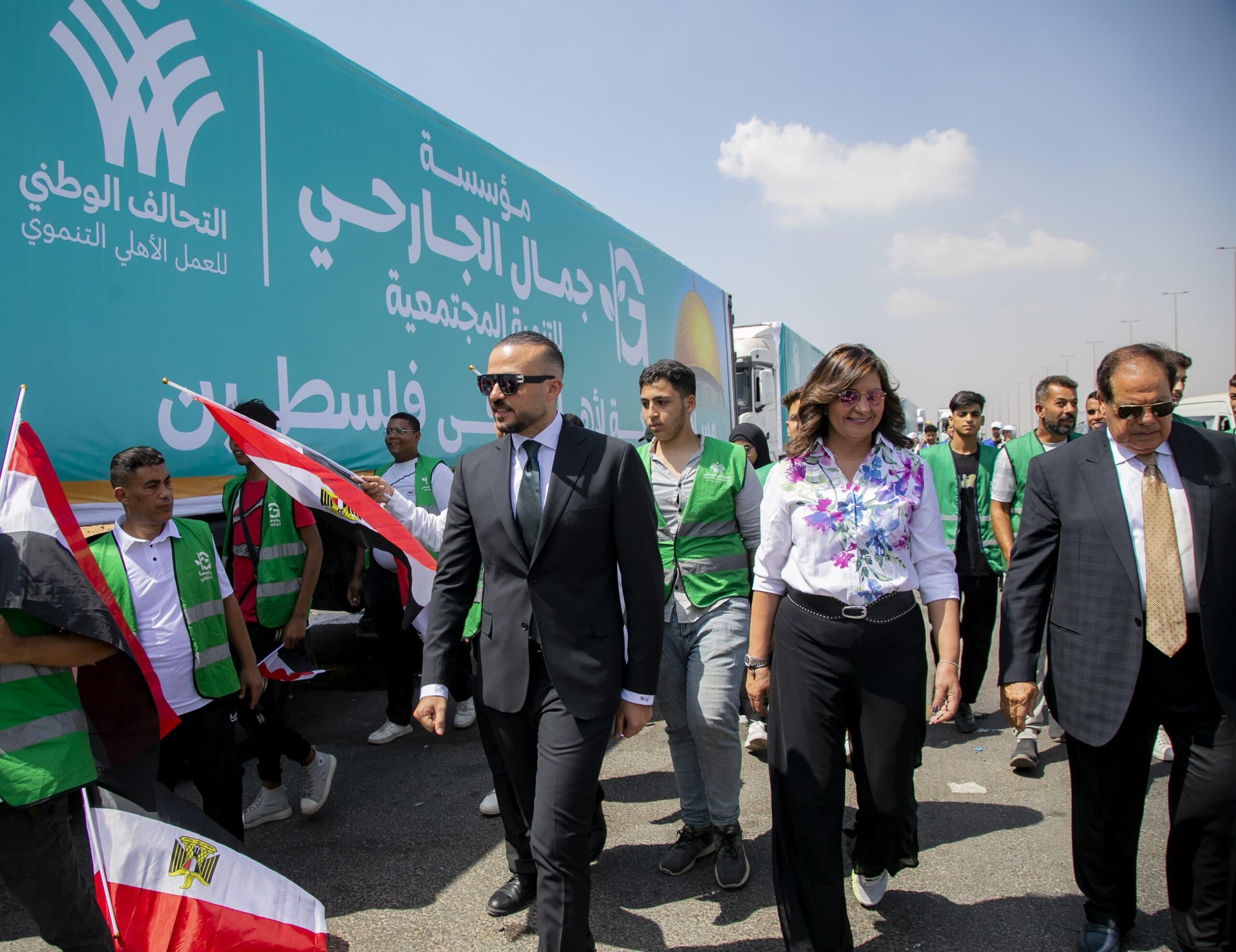 قافلة المساعدات الإغاثية