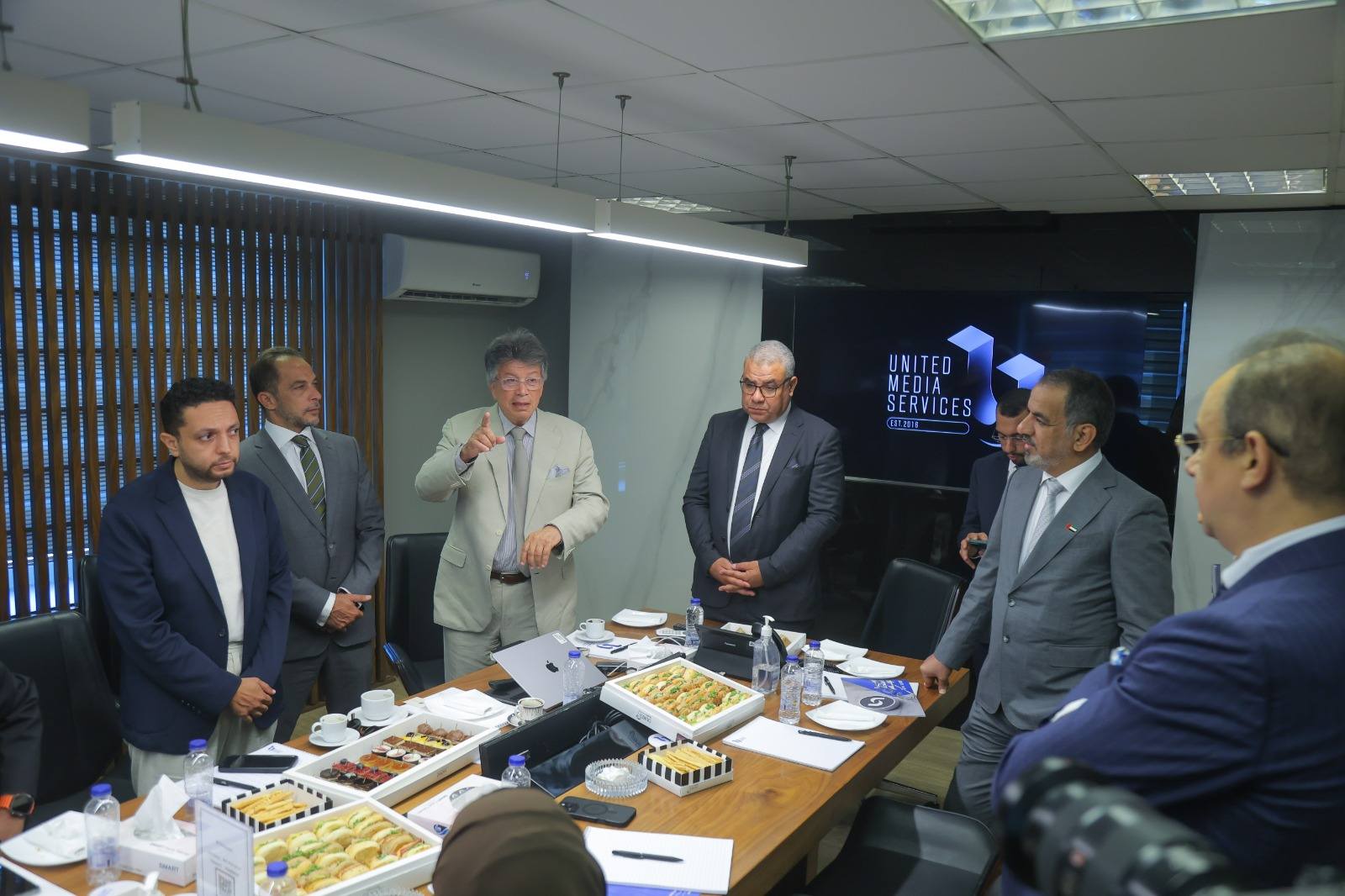 «المتحدة» تستقبل وفدا إعلاميا إماراتيا رفيع المستوى لبحث سبل التعاون المشترك