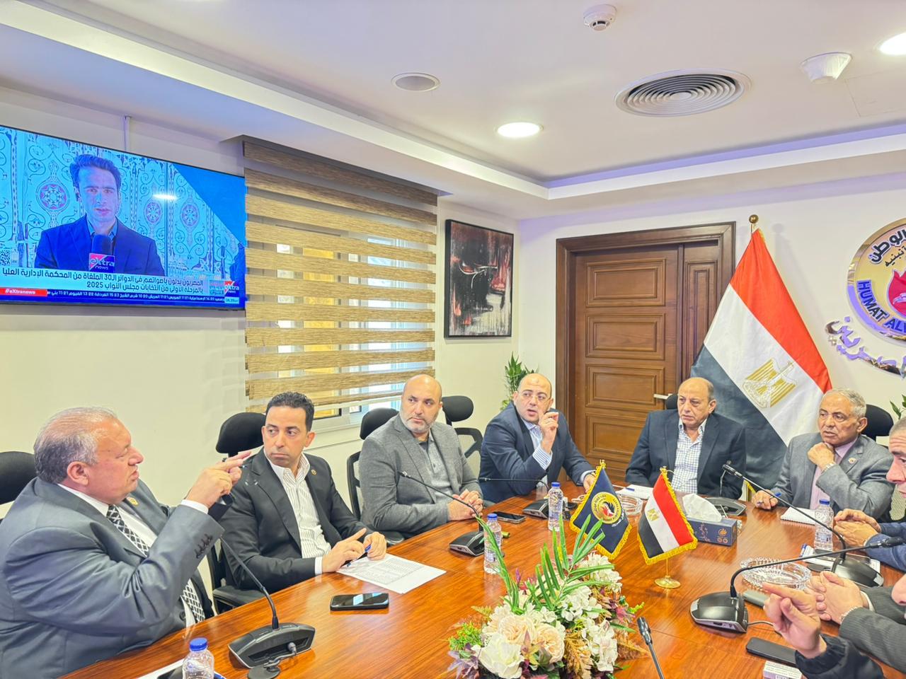 غرفة عمليات حماة الوطن تتابع التصويت في انتخابات مجلس النواب بـ30 دائرة ملغاة بالمرحلة الأولى