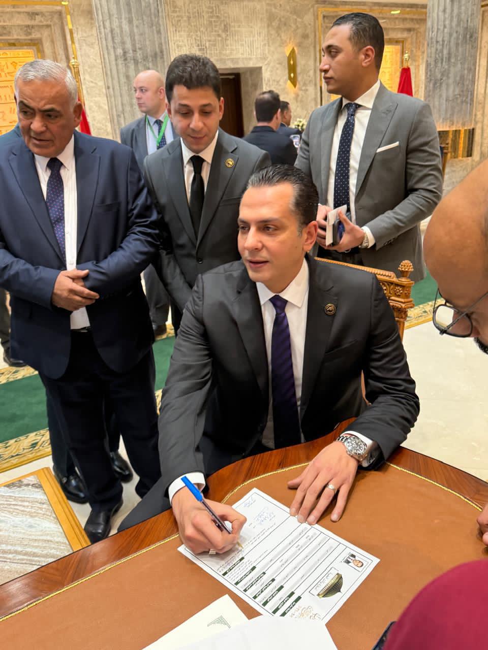النائب أحمد عبدالجواد يتسلم كارنيه عضوية مجلس النواب بمقر العاصمة الإدارية الجديدة النائب أحمد عبدالجواد يتسلم كارنيه عضوية مجلس النواب بمقر العاصمة الإدارية الجديدة