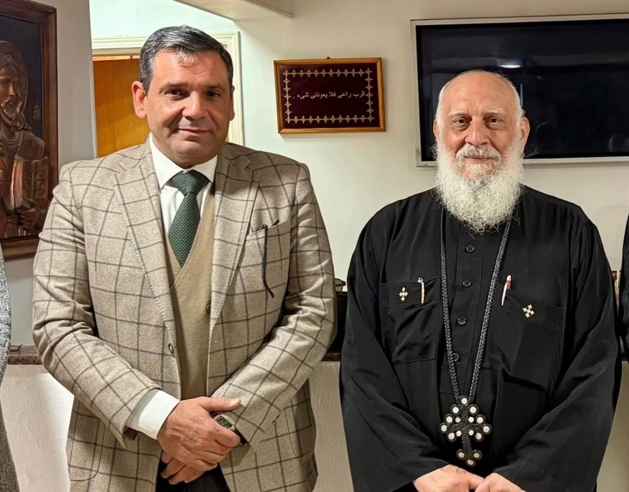 نائب رئيس حزب الوعي يهنئ الأقباط بعيد الميلاد.. ويؤكد: وحدة المصريين صمام الأمان نائب رئيس حزب الوعي يهنئ الأقباط بعيد الميلاد.. ويؤكد: وحدة المصريين صمام الأمان