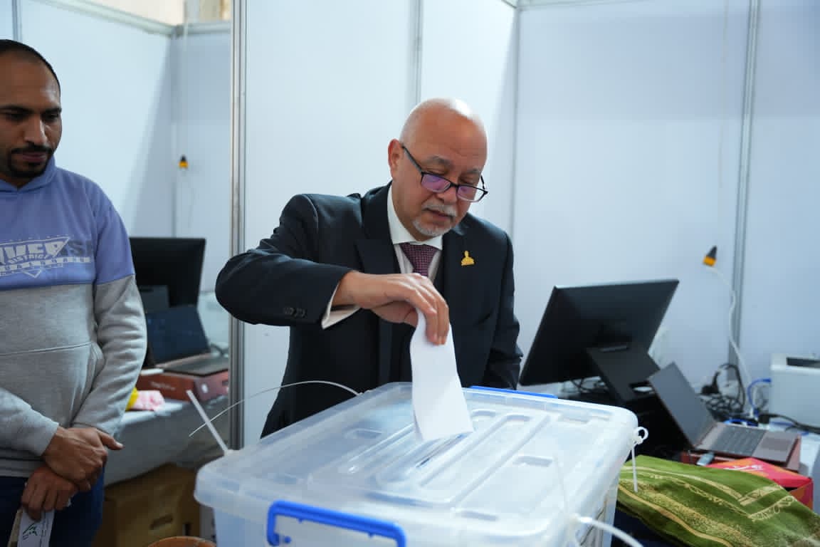 النائب حازم الجندي يدلي بصوته في انتخابات رئاسة الوفد ويؤكد: لا فائز ولا خاسر.. الجميع ينتصر لحب الوفد