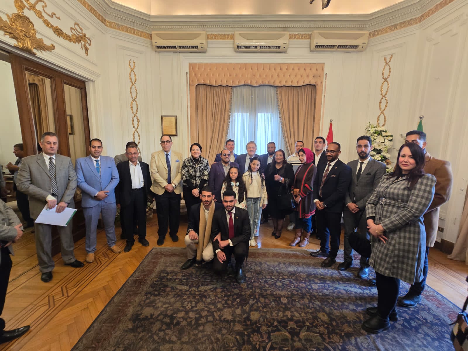 رئيس حزب الوفد يستقبل اتحاد «بشبابها» ويعلن تنظيم دورات تدريبية لكافة الشباب المصرى بمعهد الدراسات السياسية