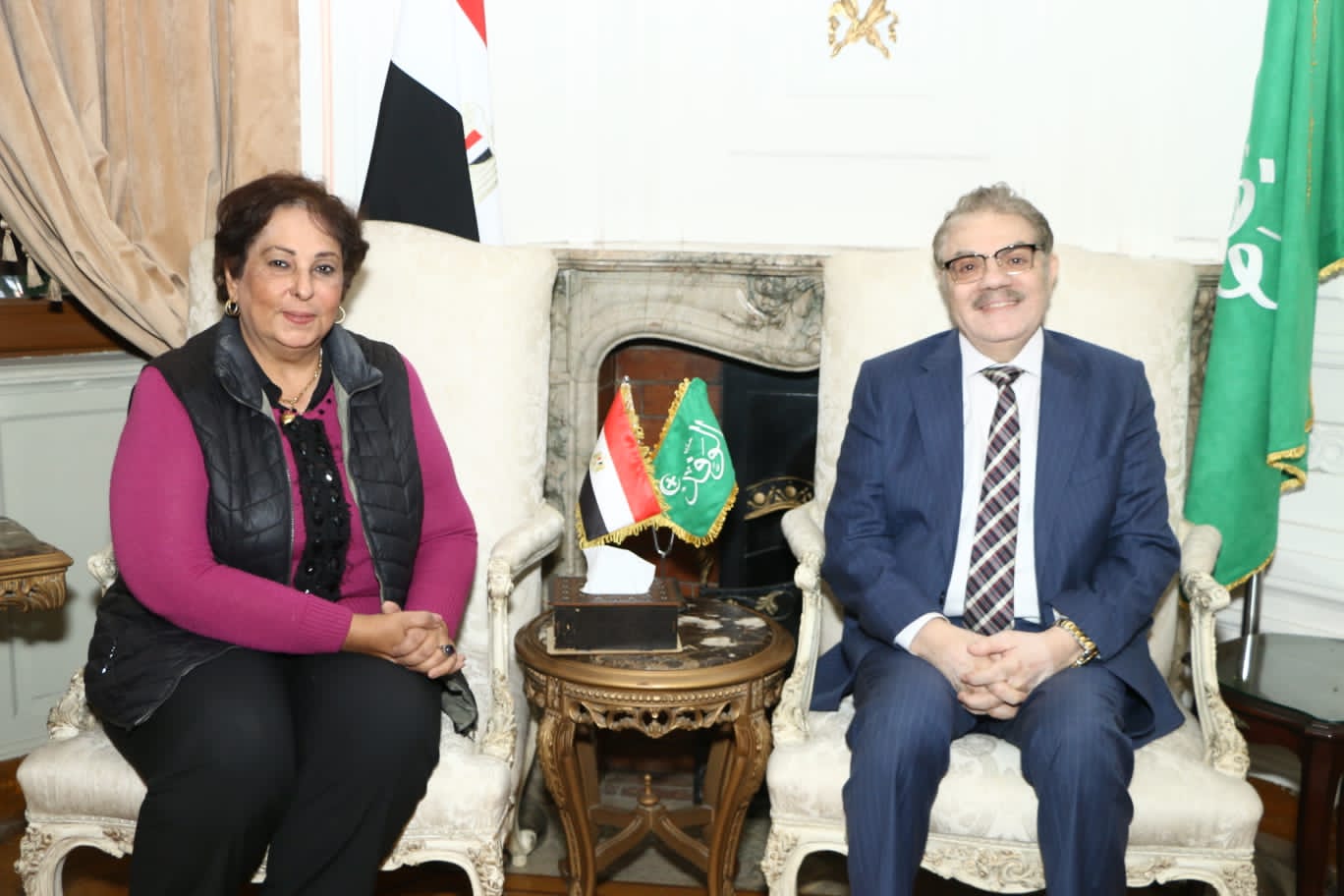 عزة هيكل تهنئ ” البدوي” برئاسة الوفد وتستعرض تشكيل لجنة الثقافة والفنون