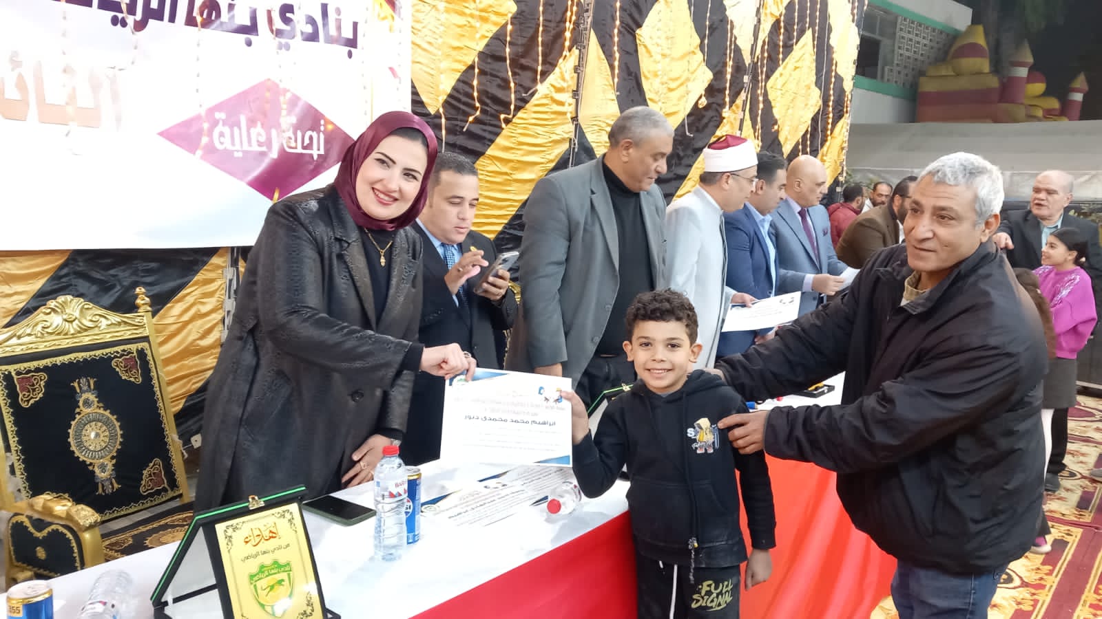 تكريم 215 متسابقًا في مسابقة حفظ القرآن الكريم بنادي بنها الرياضي للعام السابع