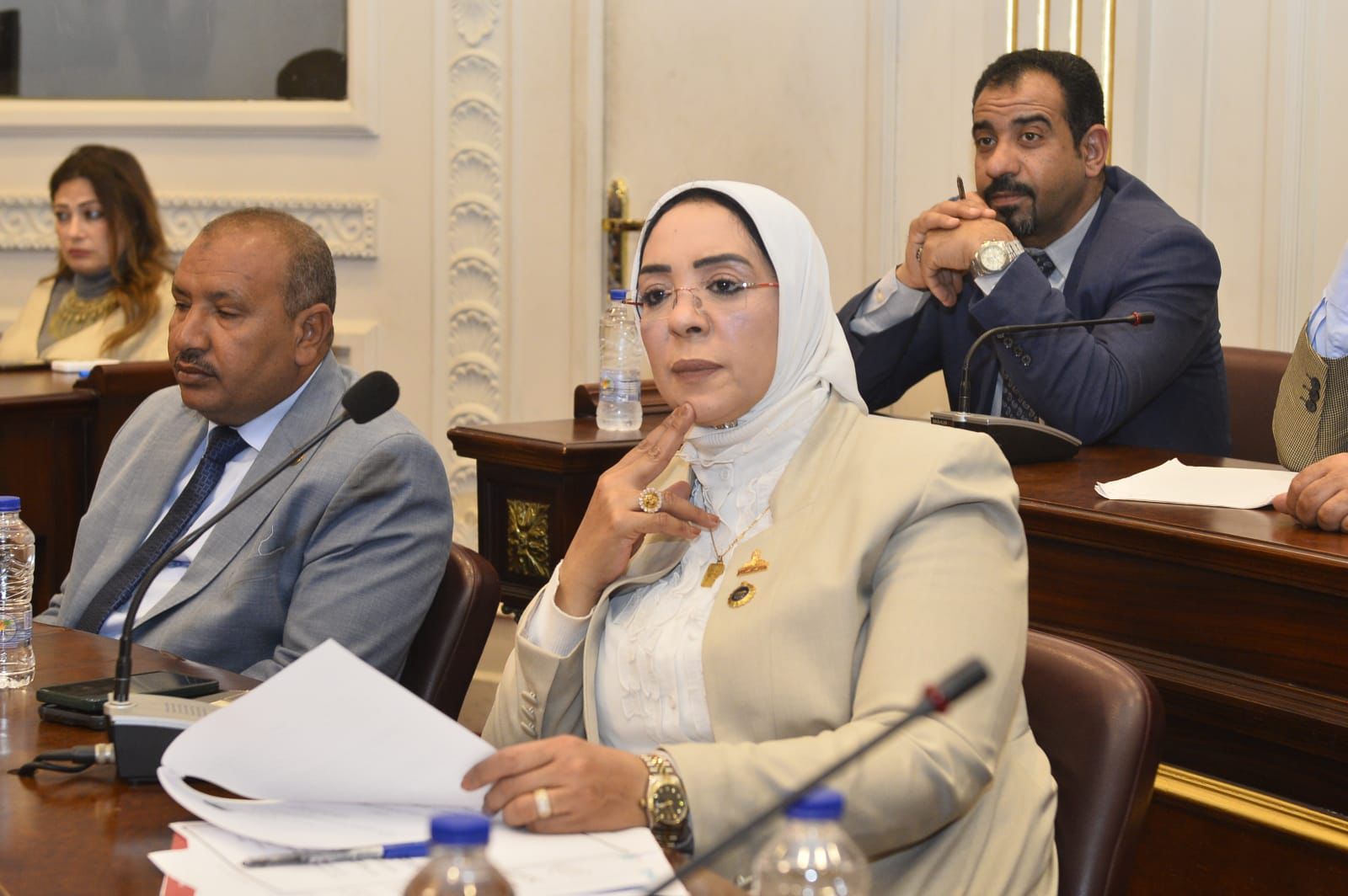 صحة الشيوخ تناقش طلب النائبه وفاء رشاد لتوفير عقار الهيموفيليا للمرضى بمحافظة قنا